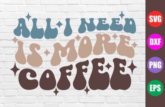 All I Need is More Coffee SVG PNG Review