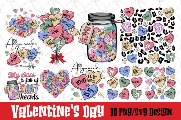 Candy Heart Valentine Bundle Sublimation Review