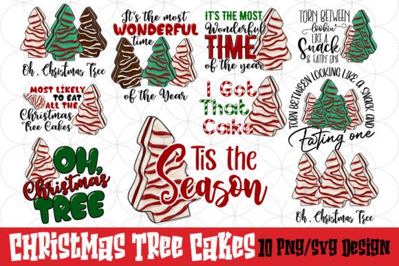 Christmas Tree Cakes Sublimation Bundle Review