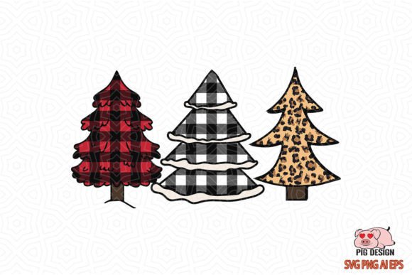 Pine Tree Leopard Print Christmas SVG Review