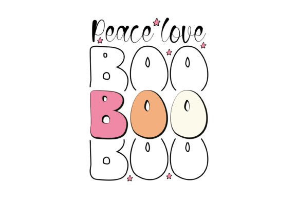 Retro Peace Love Boo Halloween SVG Review