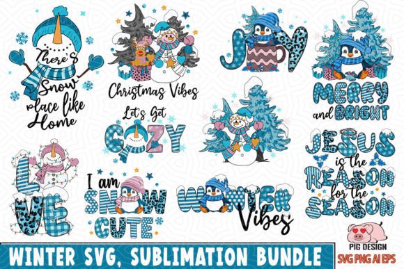 Winter Christmas Sublimation Bundle Review